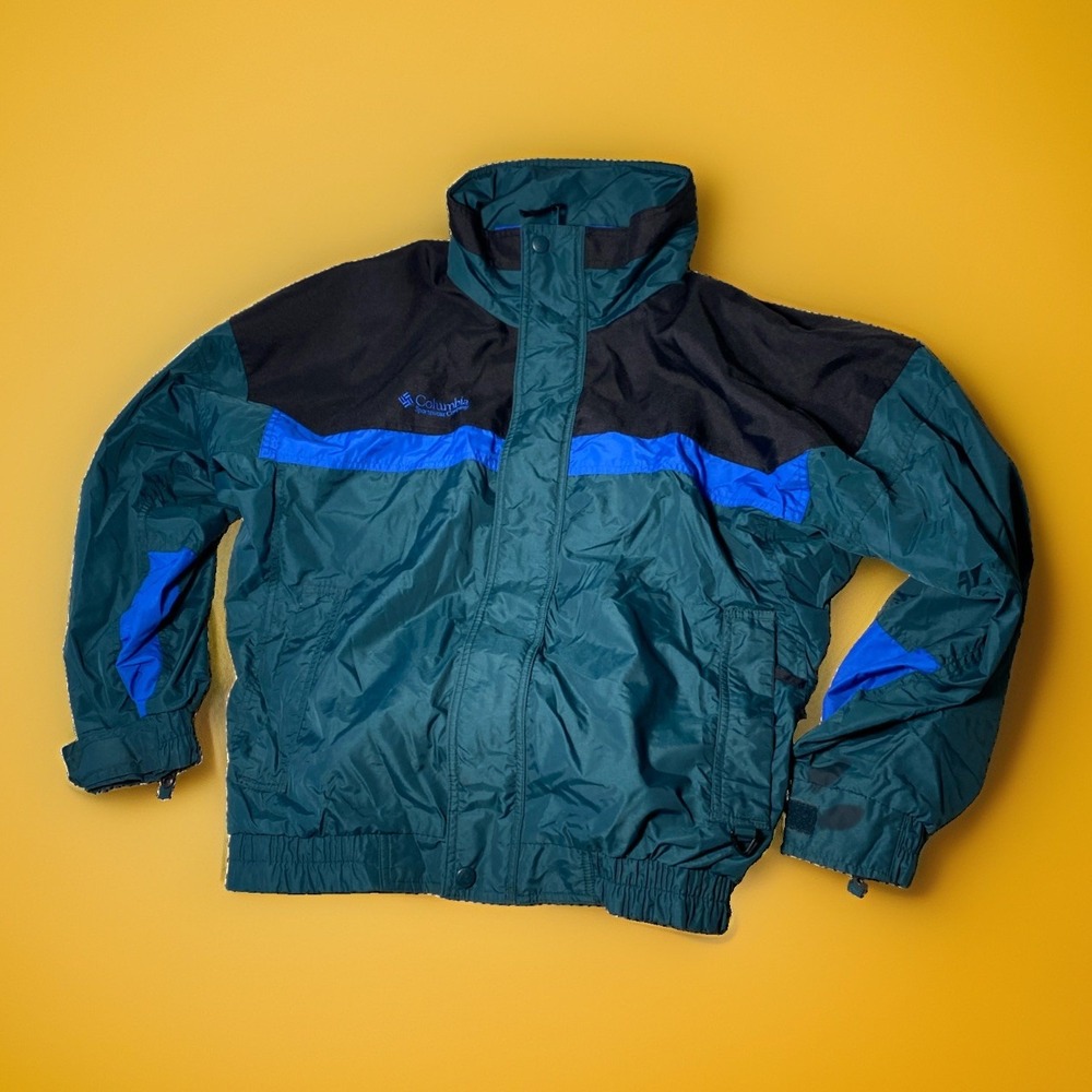 Columbia Vintage Bugaboo Nylon Outdoors Rain Jacket Coat Size Large Mens